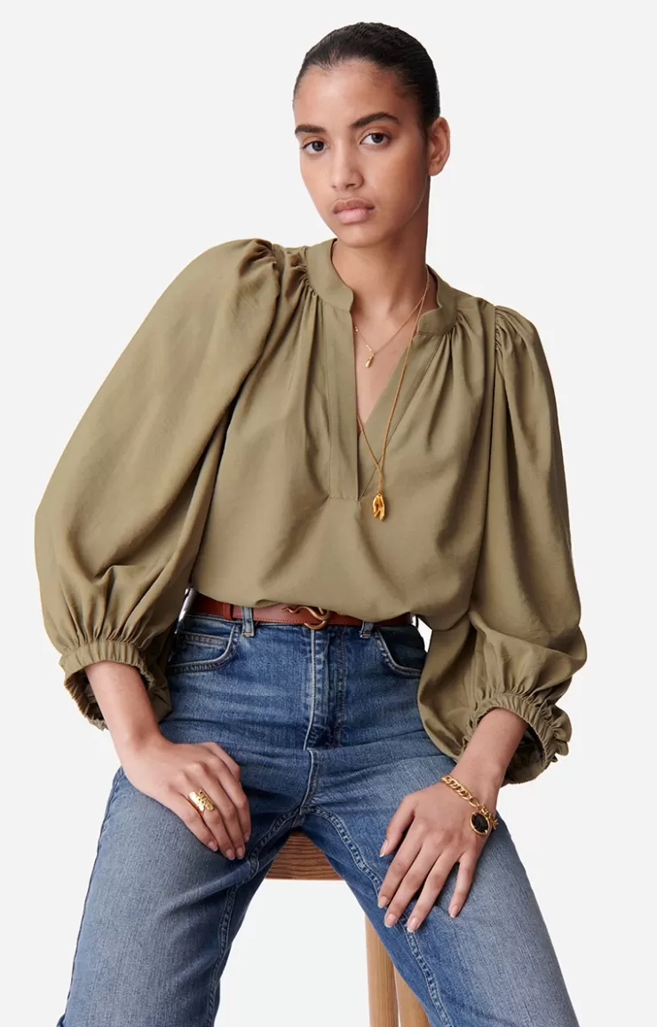 Vanessa Bruno Blouse Bell En Viscose Mélangée