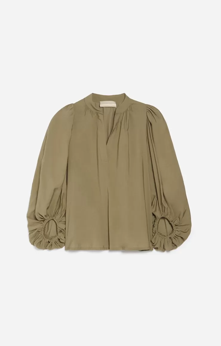 Vanessa Bruno Blouse Bell En Viscose Mélangée