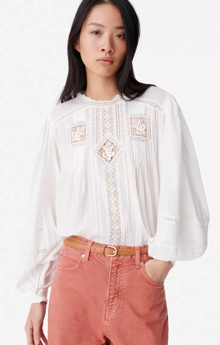 Vanessa Bruno Blouse Calin En Viscose et Coton