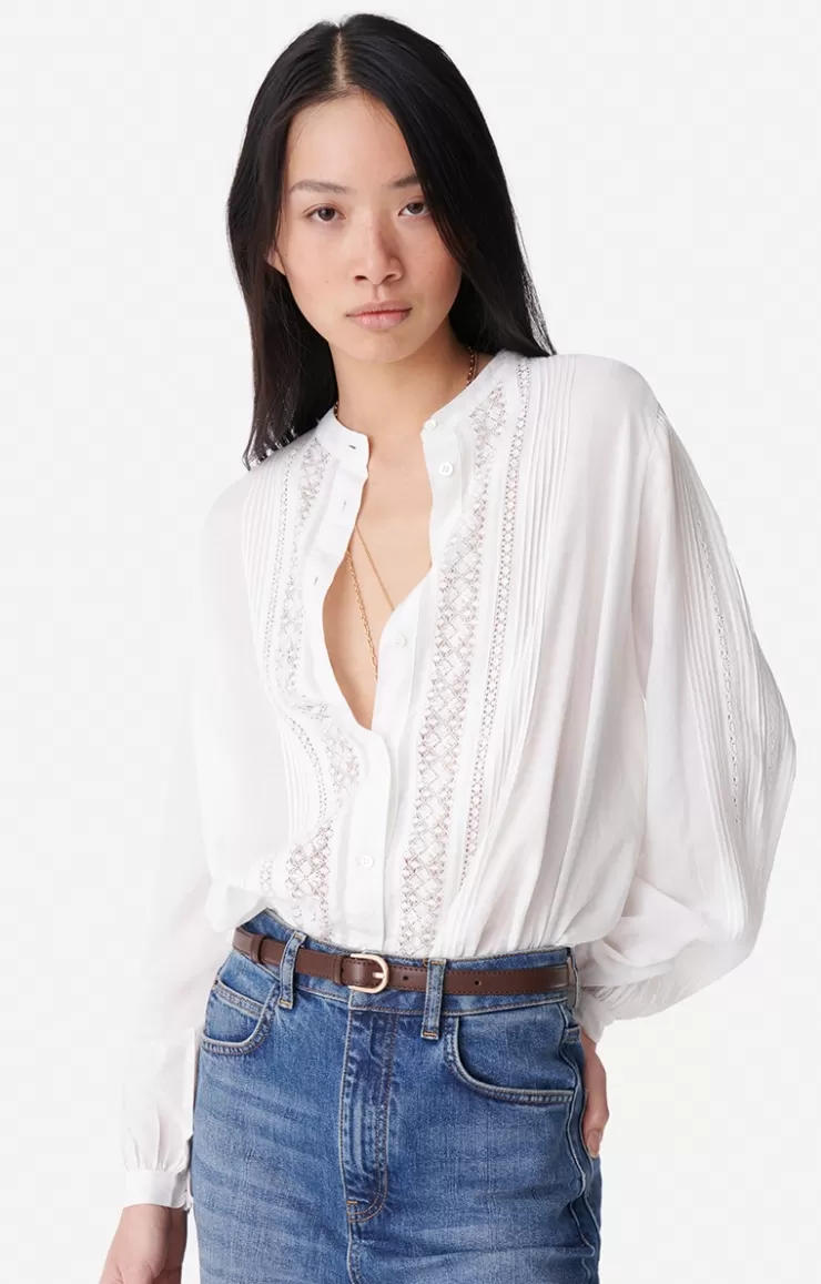 Vanessa Bruno Blouse Coco En Viscose et Coton