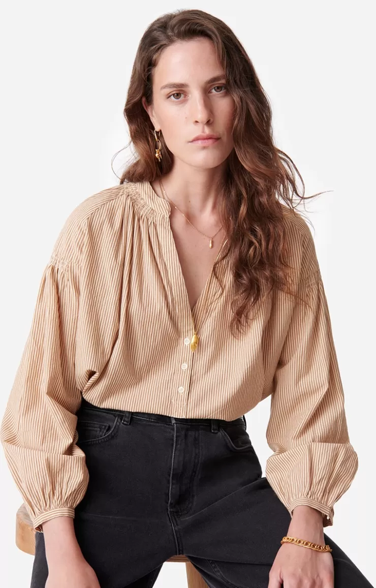 Vanessa Bruno Blouse Nipoa En 100% Coton