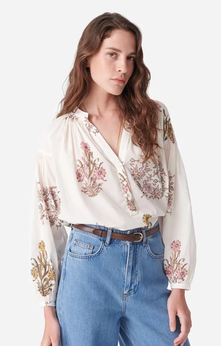 Vanessa Bruno Blouse Nipoa En 100% Coton