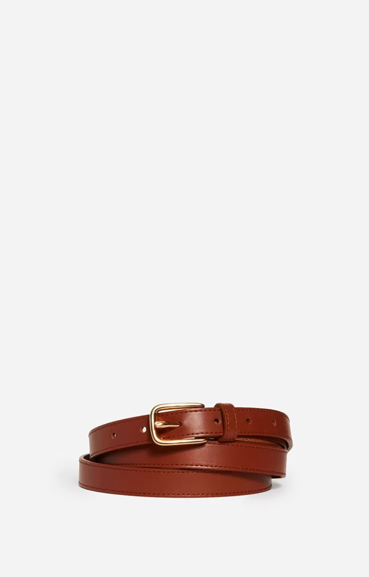 Vanessa Bruno Ceinture 20Mm En Cuir De Vachette