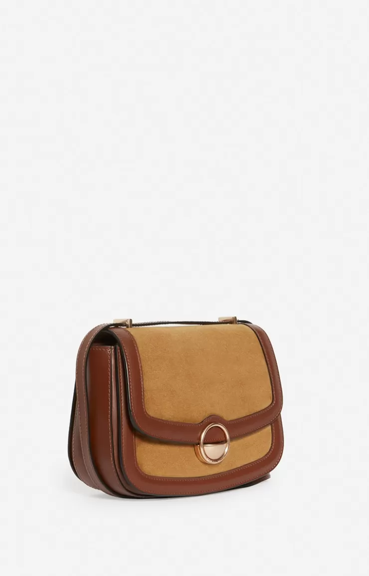 Vanessa Bruno Grand Sac u00c0 Rabat Romy En Suede Et Cuir Lisse