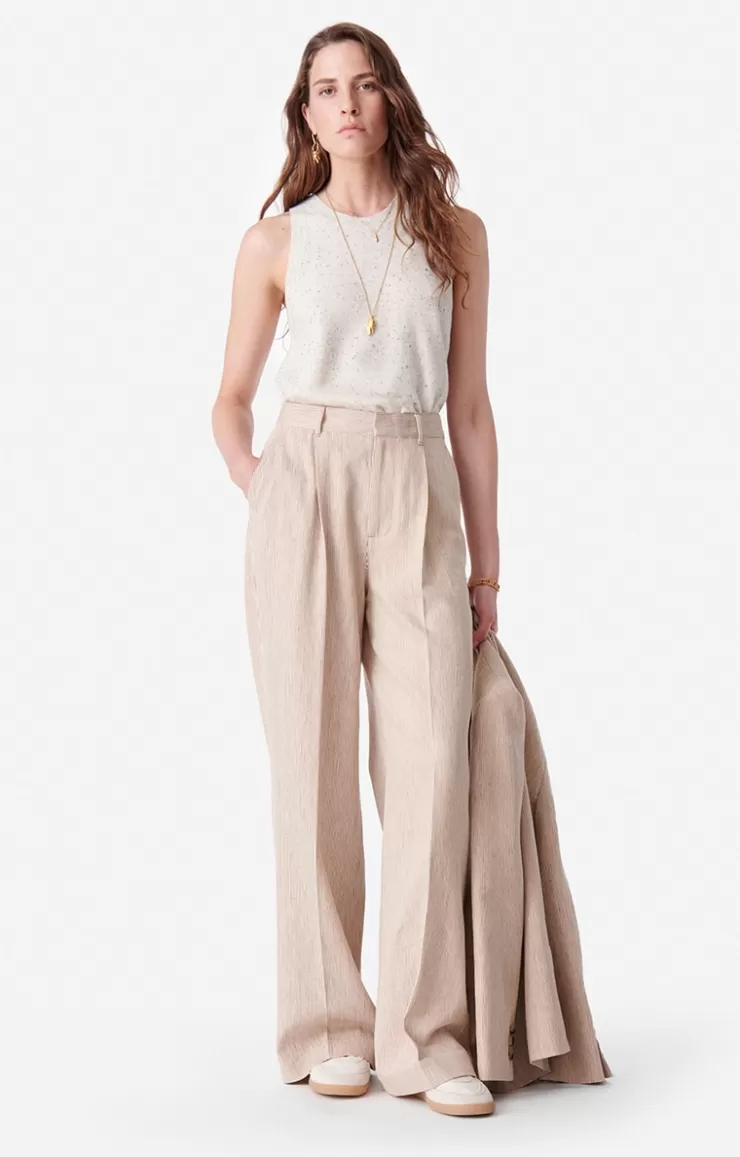 Vanessa Bruno Pantalon Cyrano En Coton Et Lin