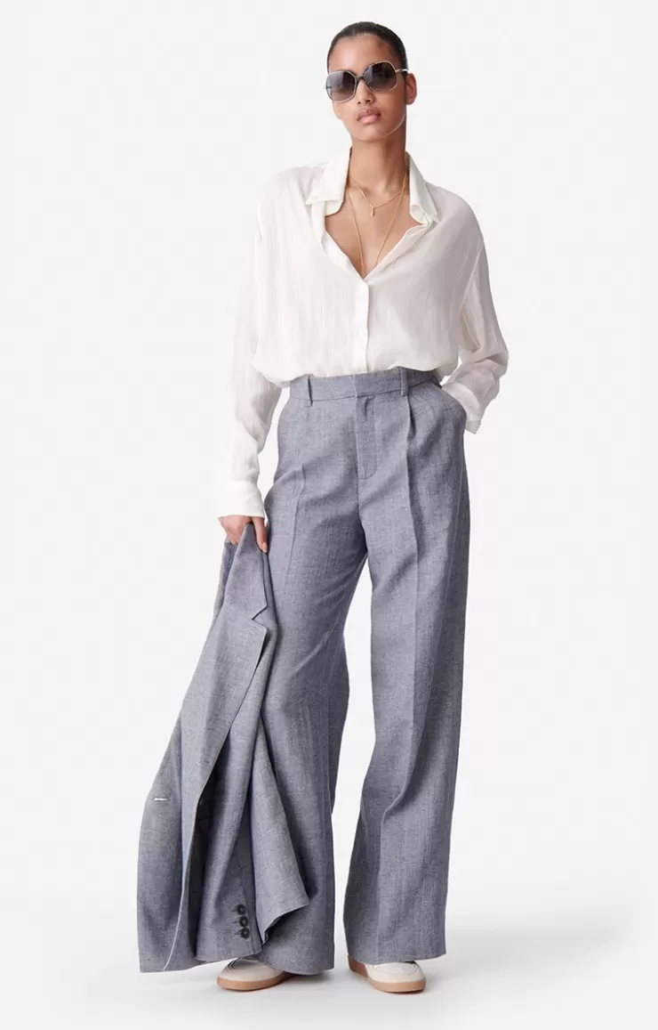 Vanessa Bruno Pantalon Cyrano En Coton Et Lin