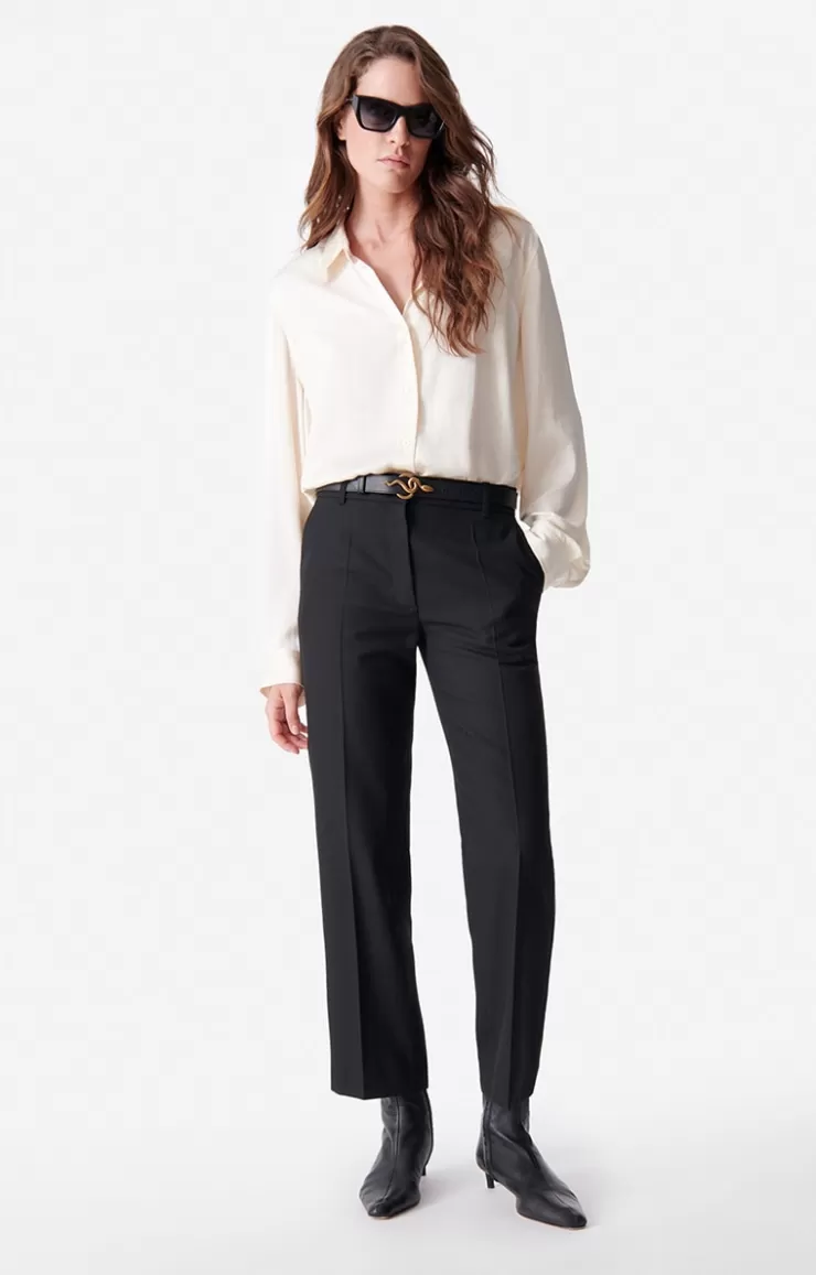 Vanessa Bruno Pantalon Dandy En Viscose Mélangée