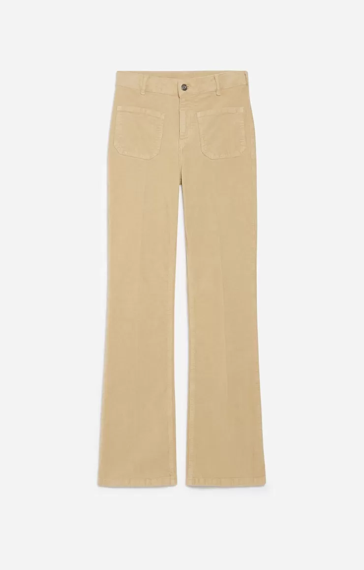 Vanessa Bruno Pantalon Flare Dompay En Coton Mélangé