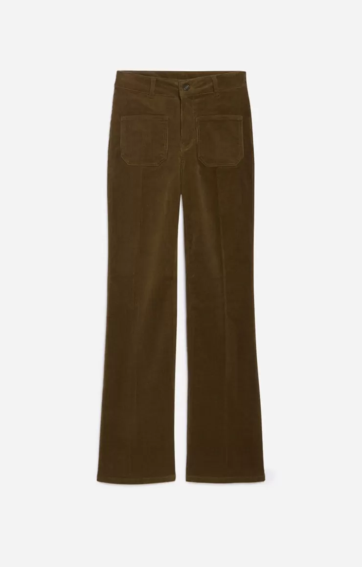 Vanessa Bruno Pantalon Flare Dompay En Velours Cu00f4telé