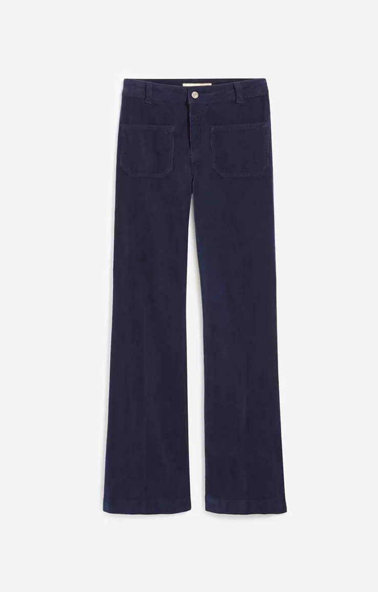 Vanessa Bruno Pantalon Flare Dompay En Velours Cu00f4telé