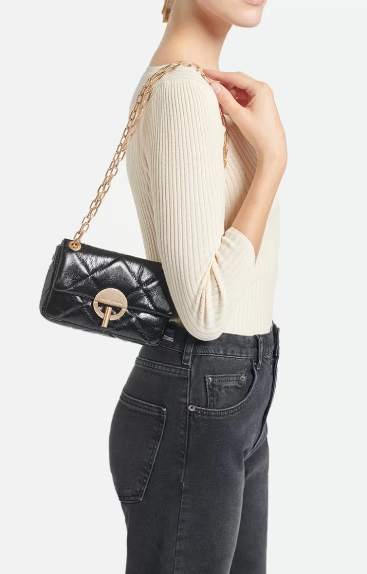 Vanessa Bruno Petit Sac Moon En Cuir Made In Italy