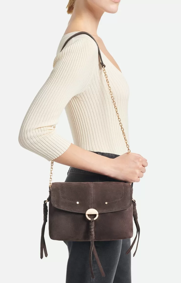 Vanessa Bruno Petit Sac Othilia En Suu00e8de En Cuir de Chu00e8vre Velours