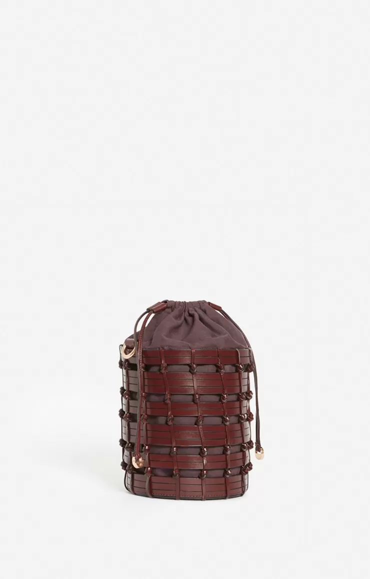 Vanessa Bruno Petit Sac Seau En Cuir Tressé En Cuir De Buffle