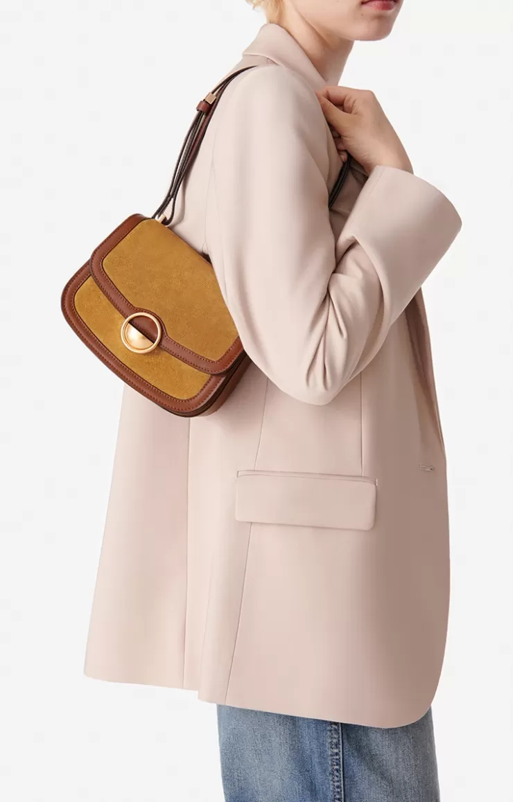 Vanessa Bruno Petit Sac u00c0 Rabat Romy En Suede Et Cuir Lisse